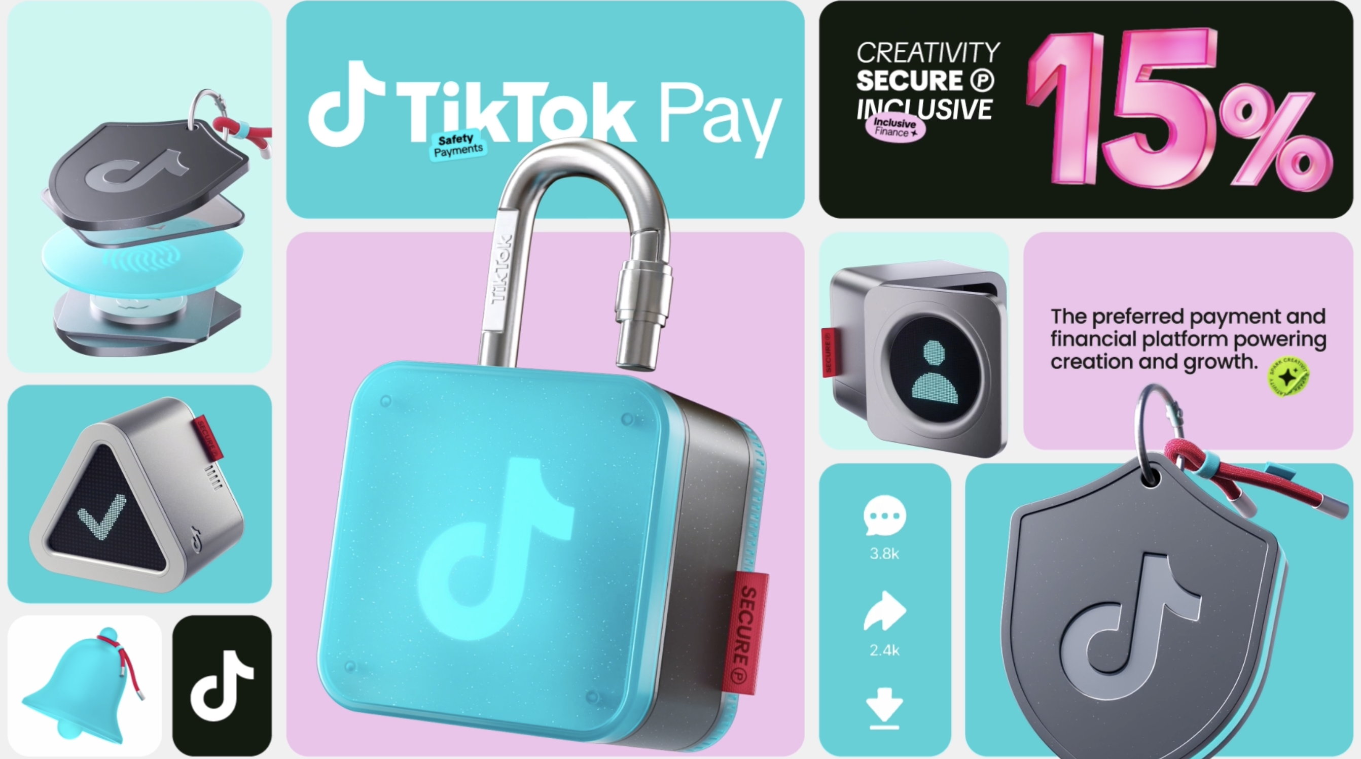 TikTok Risk System security visual collage cover